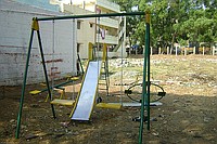 Children outdoor play equipments